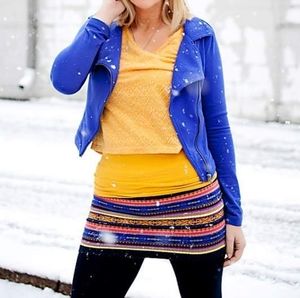 Mudd Winter Skirt Outfit